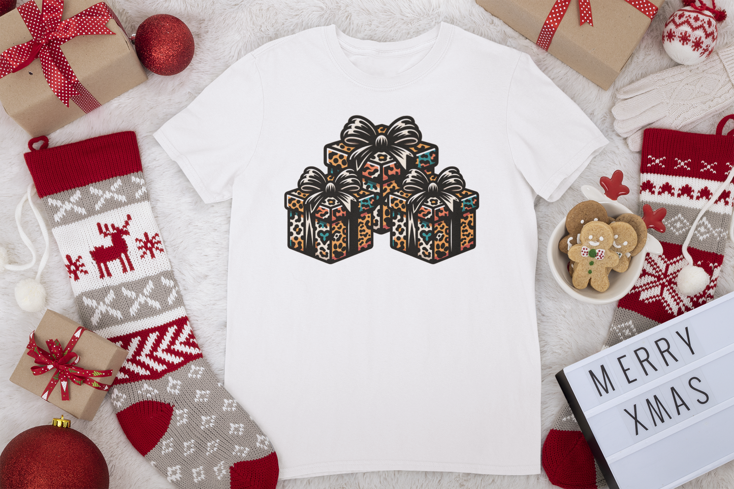 Animal Print Christmas Presents