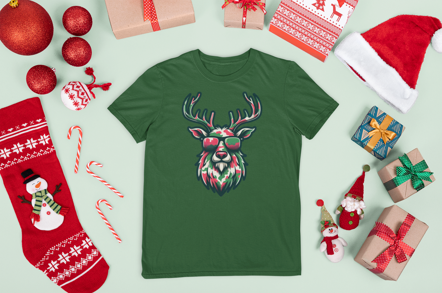 Cool Camo Reindeer
