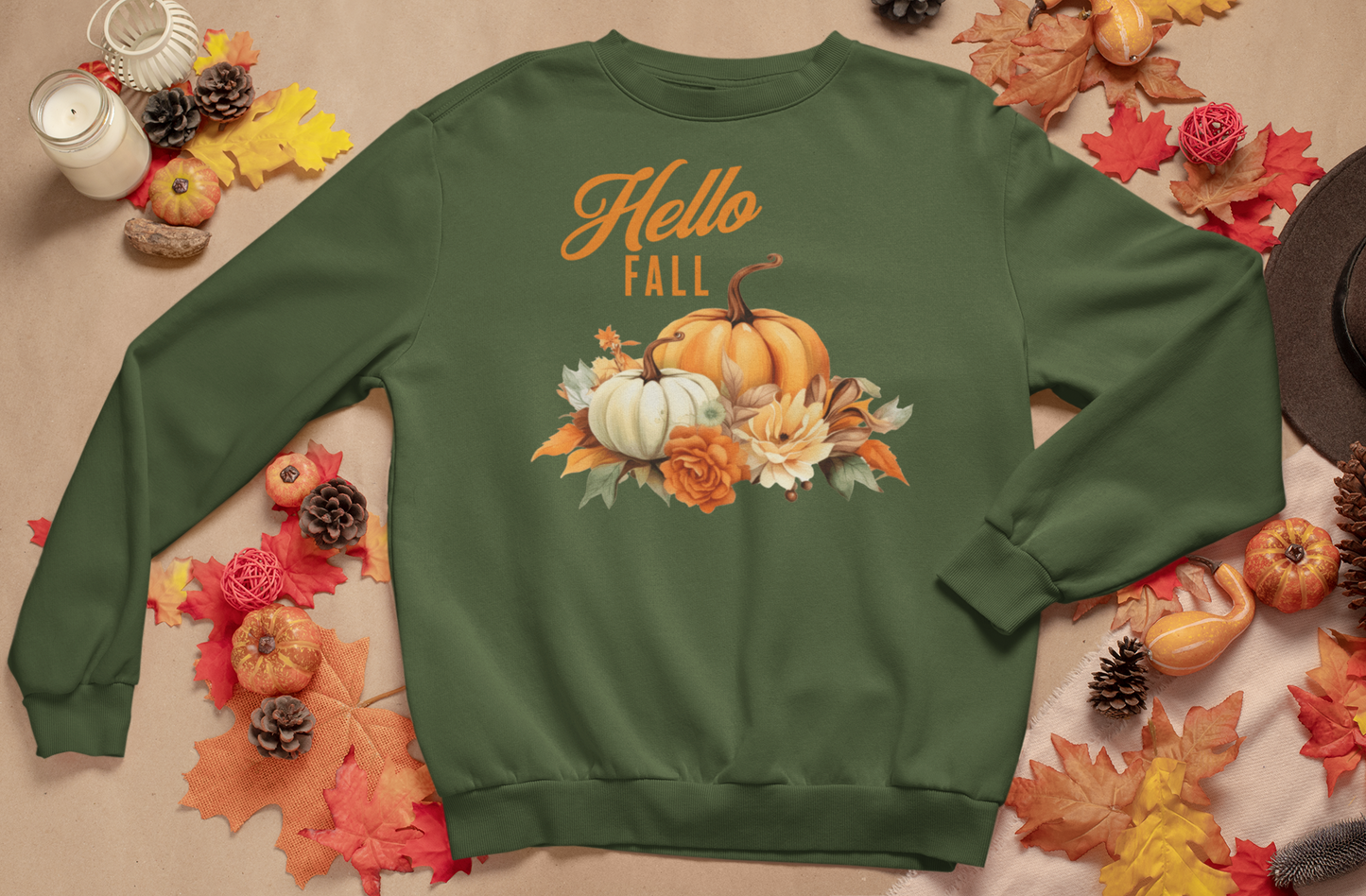 Hello Fall Pumpkin
