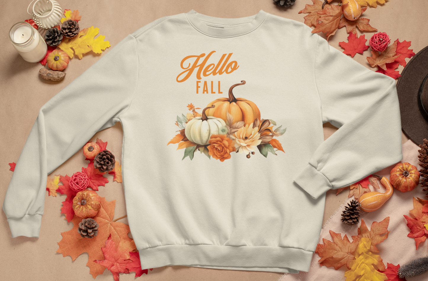 Hello Fall Pumpkin
