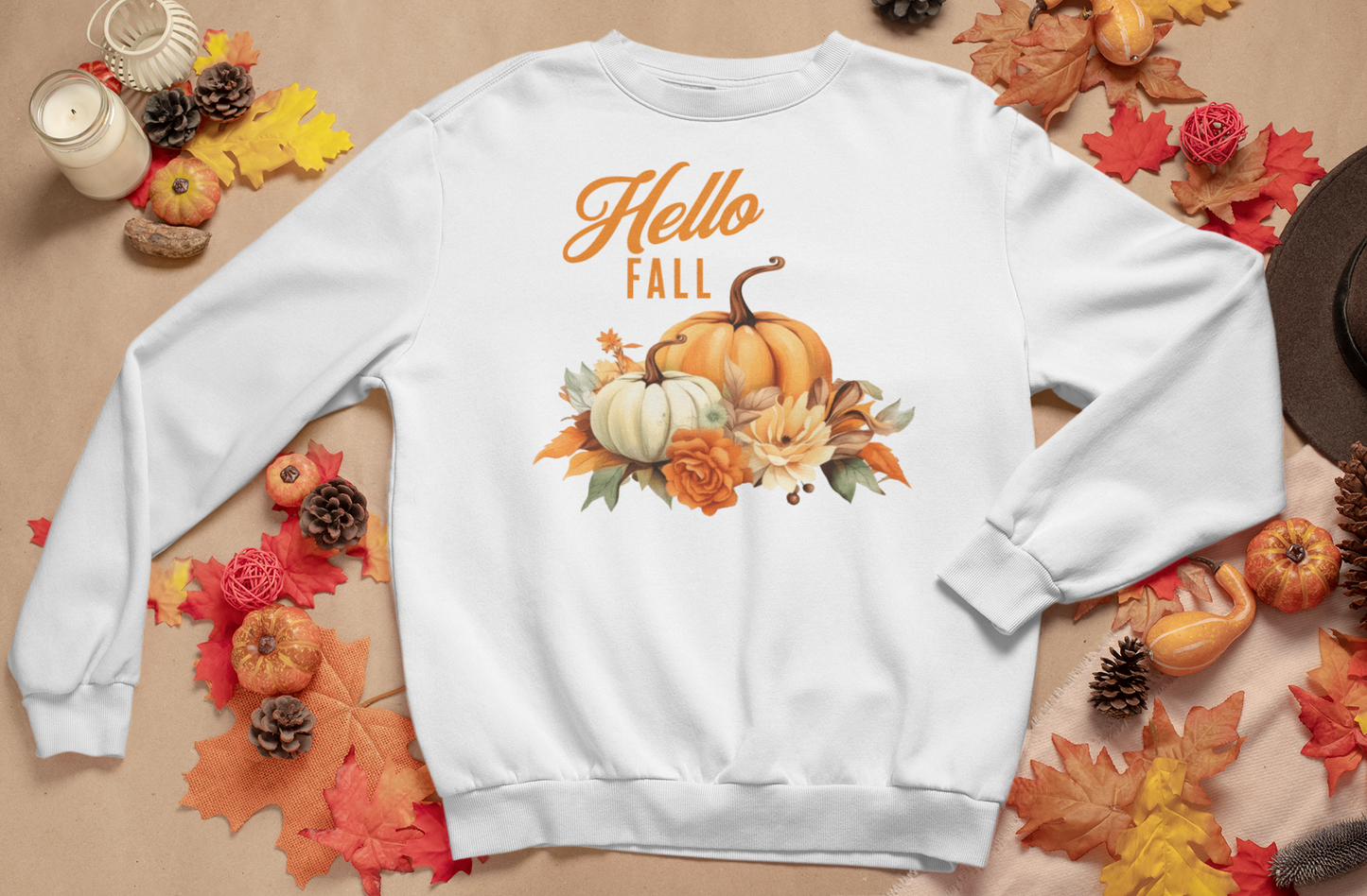 Hello Fall Pumpkin
