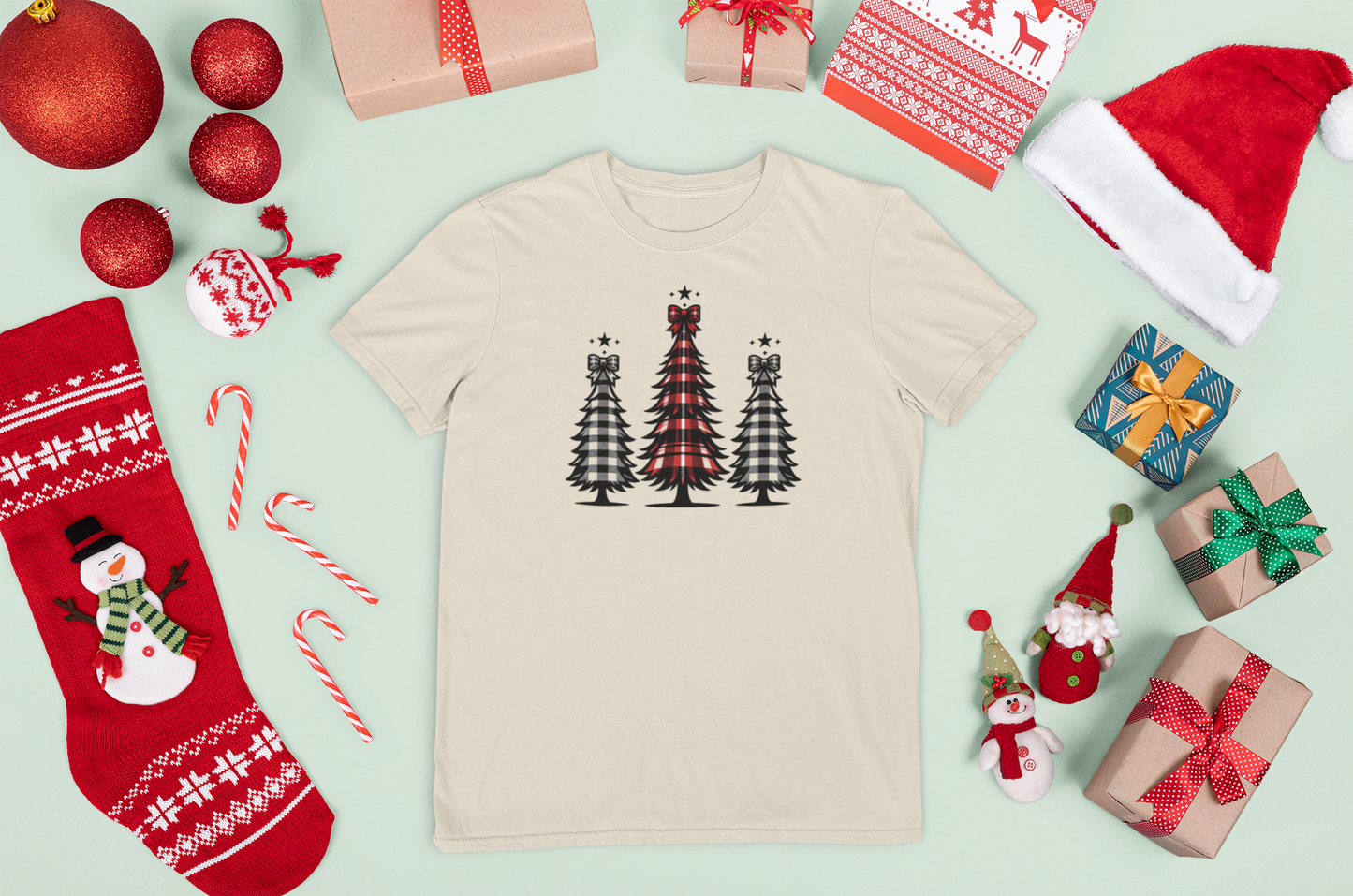 Plaid Christmas Trees