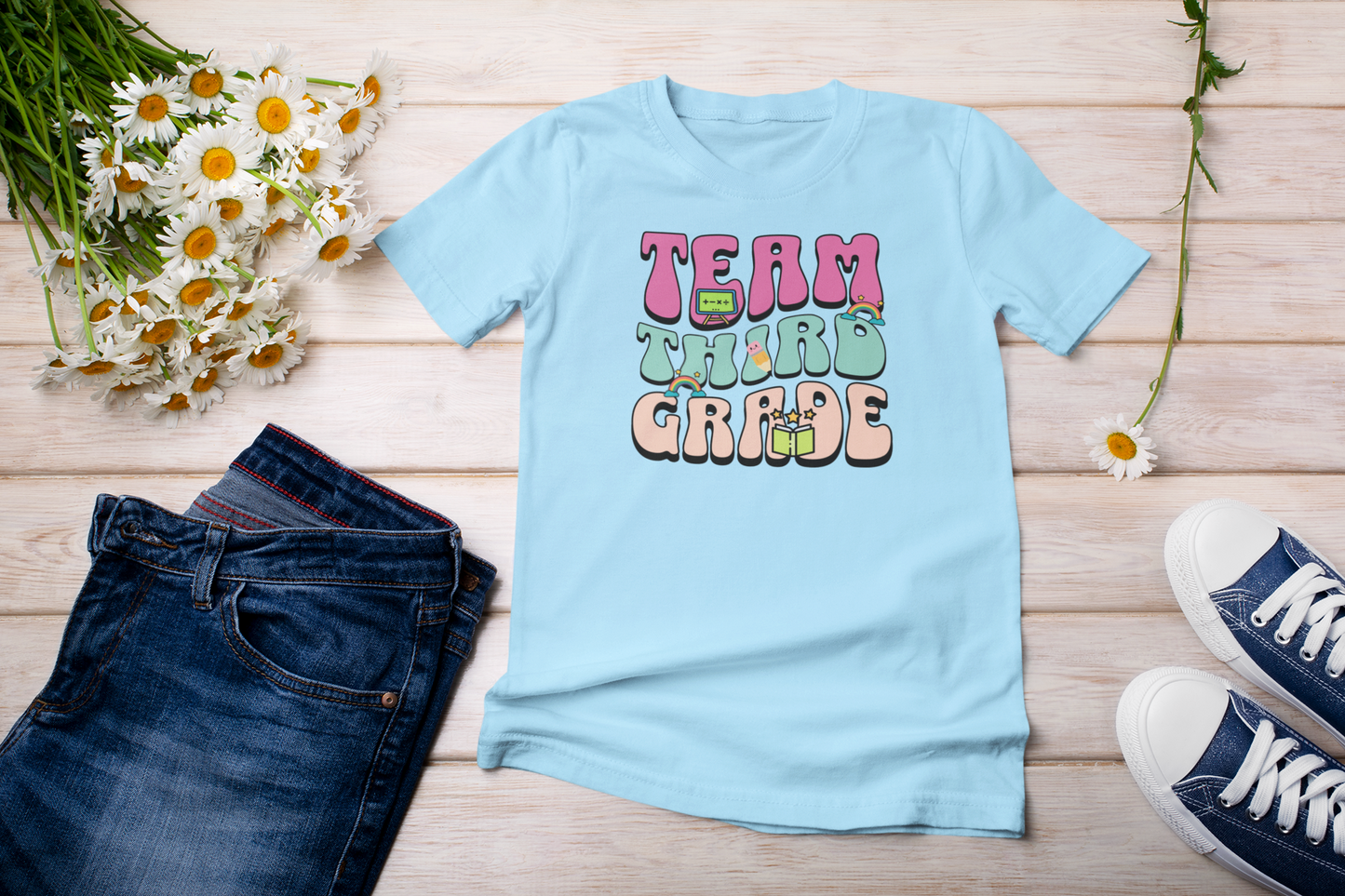 Team 3rd Grade Teacher T-Shirt