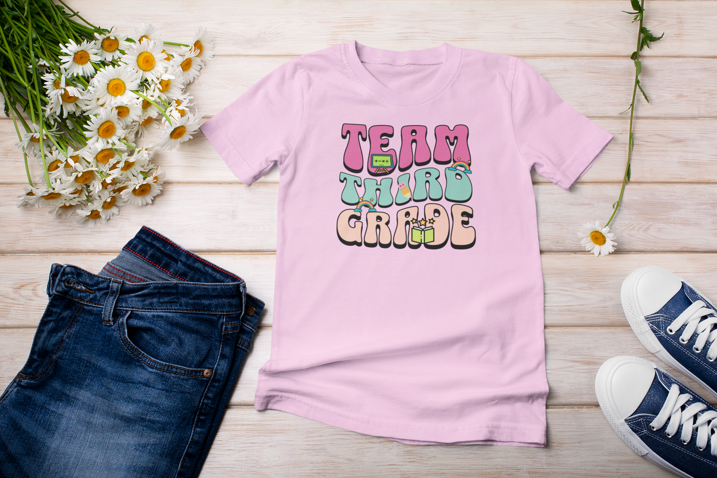 Team 3rd Grade Teacher T-Shirt