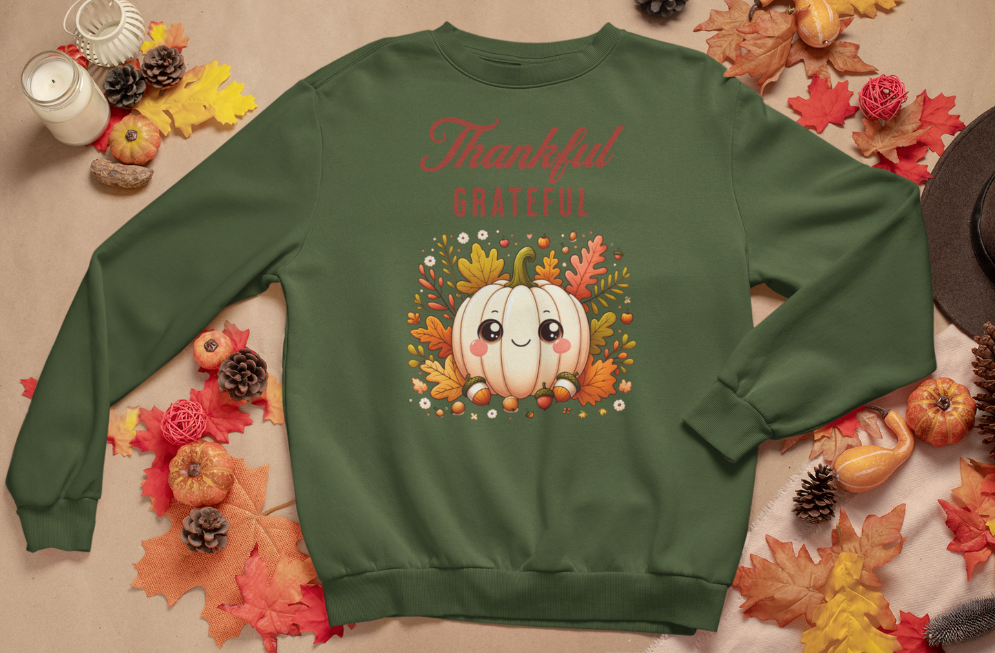 Thankful Grateful Pumpkin