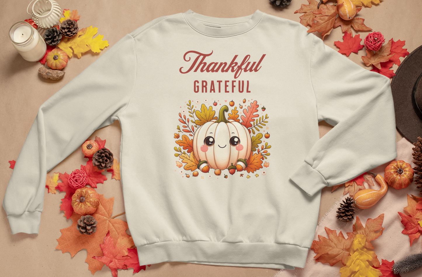 Thankful Grateful Pumpkin