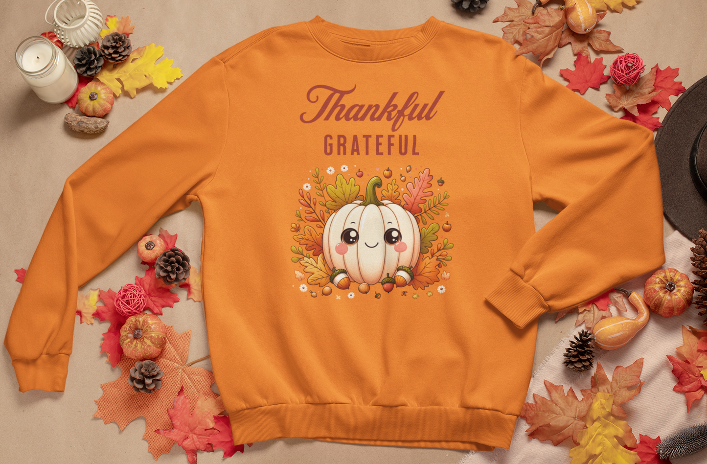 Thankful Grateful Pumpkin