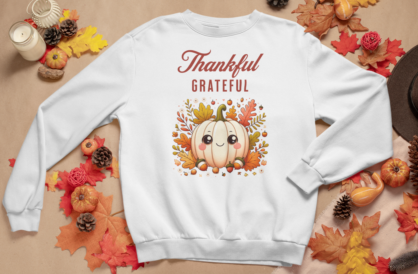 Thankful Grateful Pumpkin