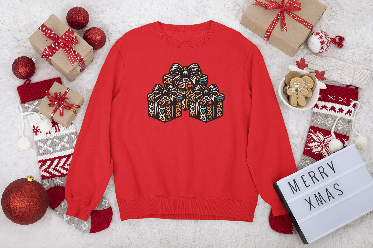 Animal Print Christmas Presents