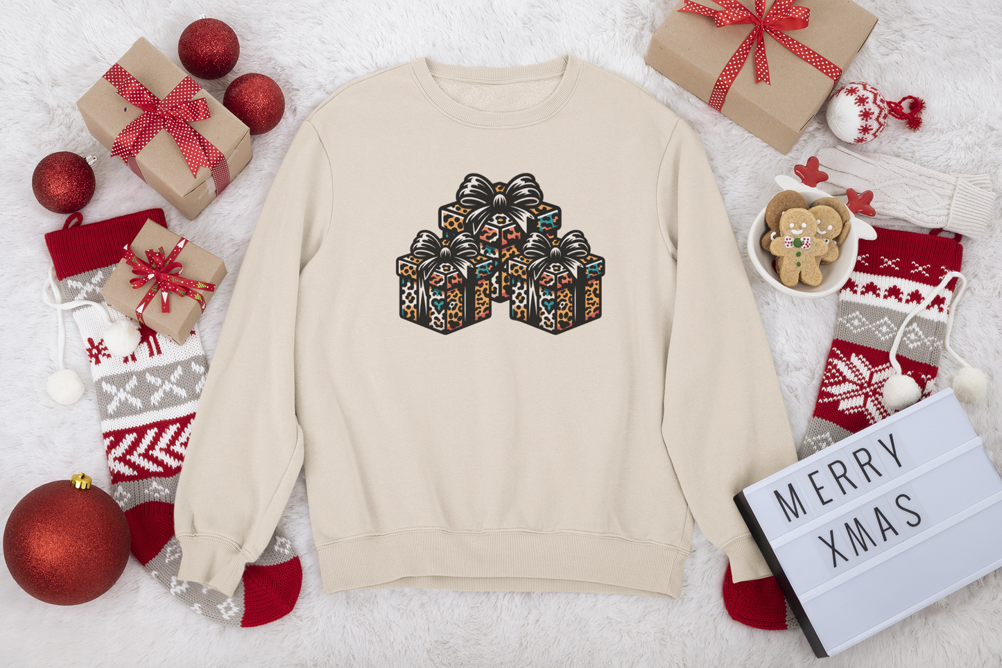 Animal Print Christmas Presents