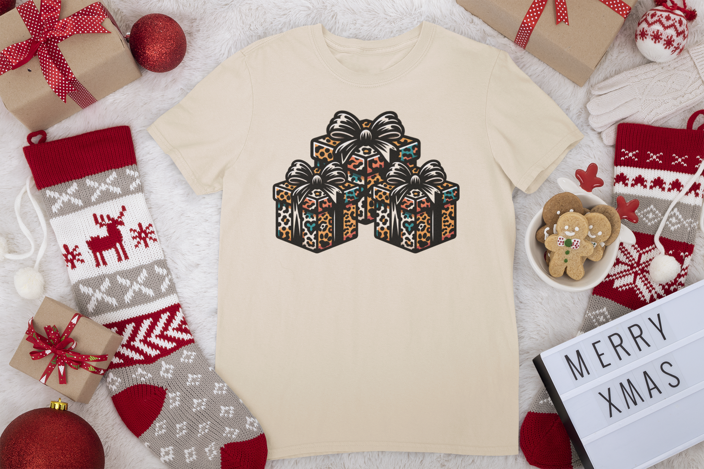 Animal Print Christmas Presents