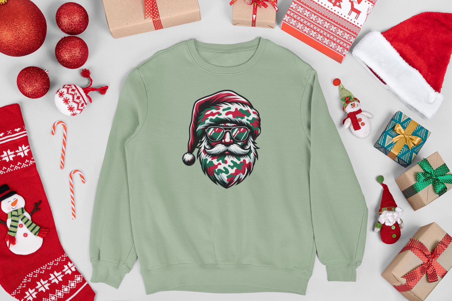 Cool Camo Santa