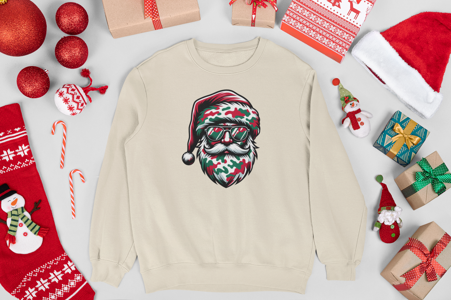 Cool Camo Santa