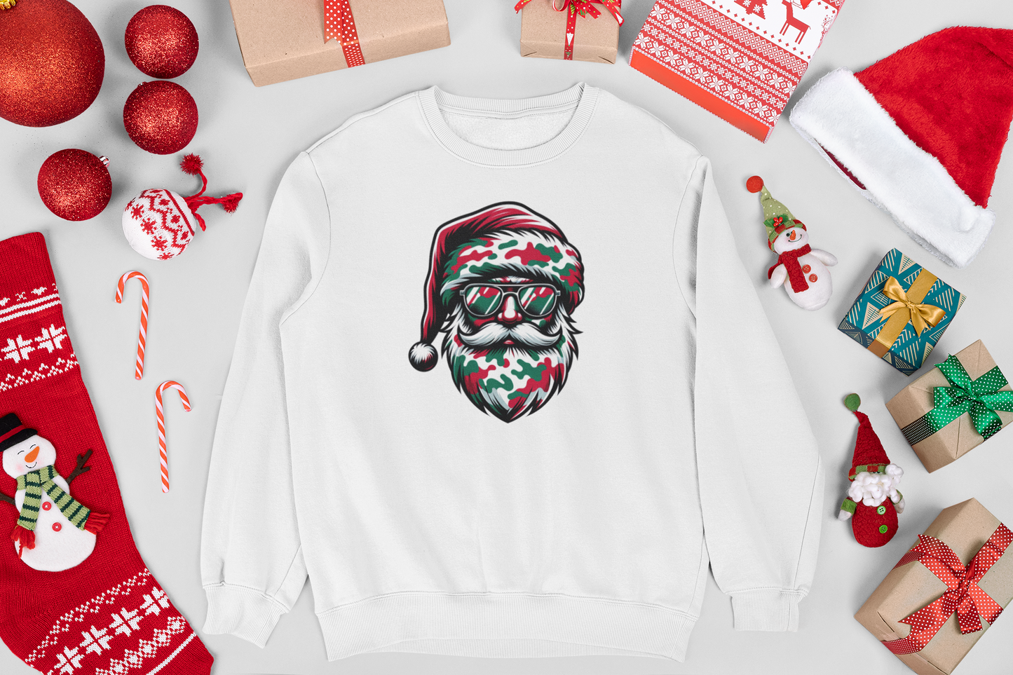 Cool Camo Santa