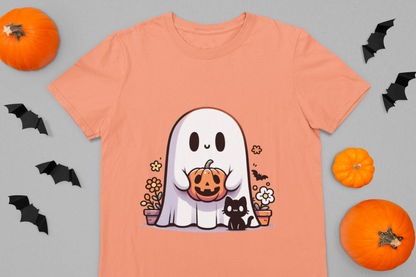 Ghost Holding Pumpkin