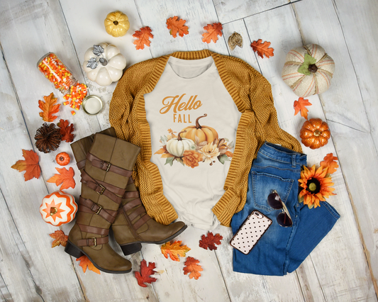 Hello Fall Pumpkin