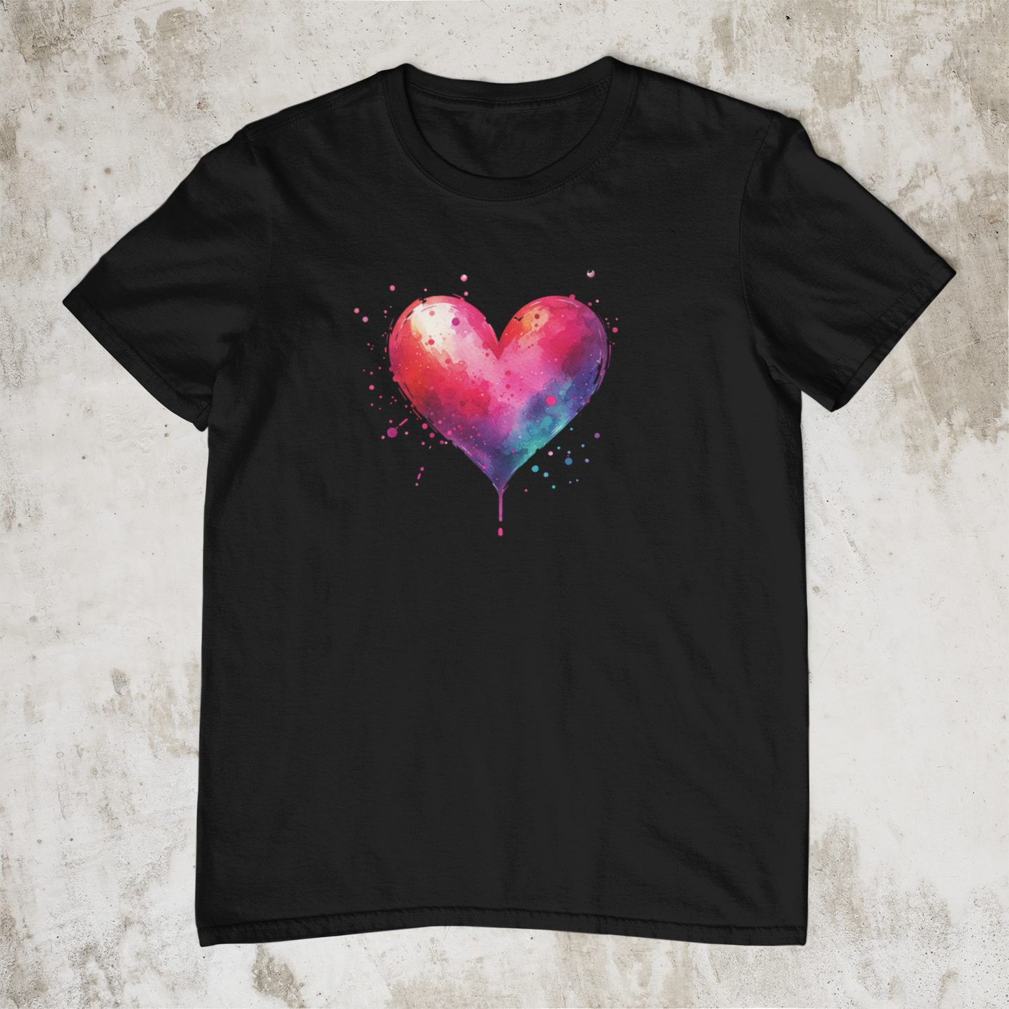 Watercolor Heart T-Shirt