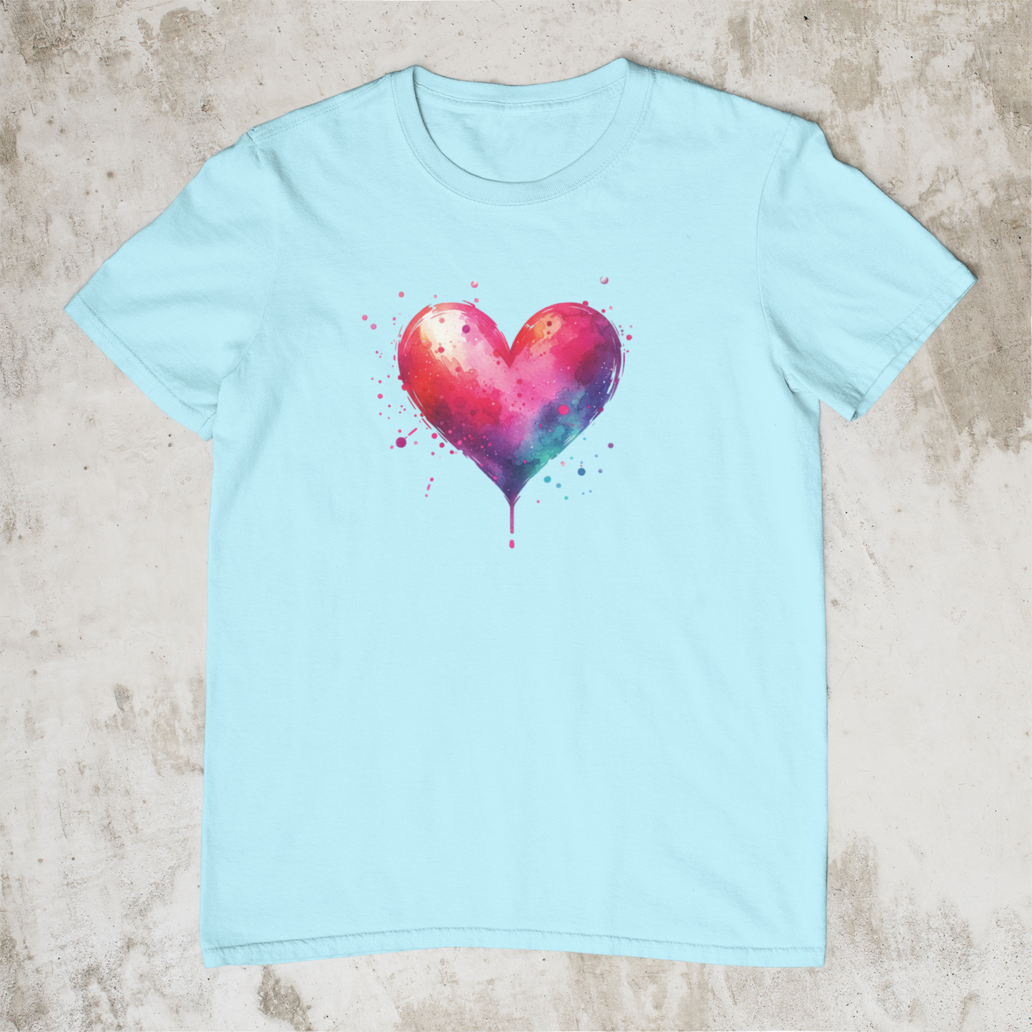 Watercolor Heart T-Shirt