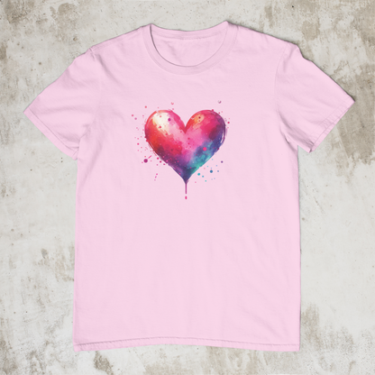 Watercolor Heart T-Shirt