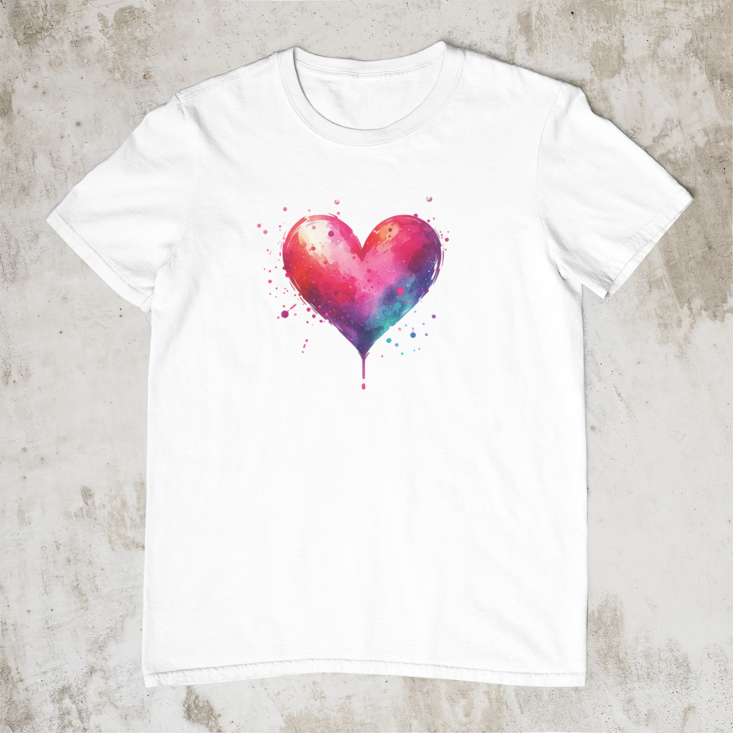 Watercolor Heart T-Shirt