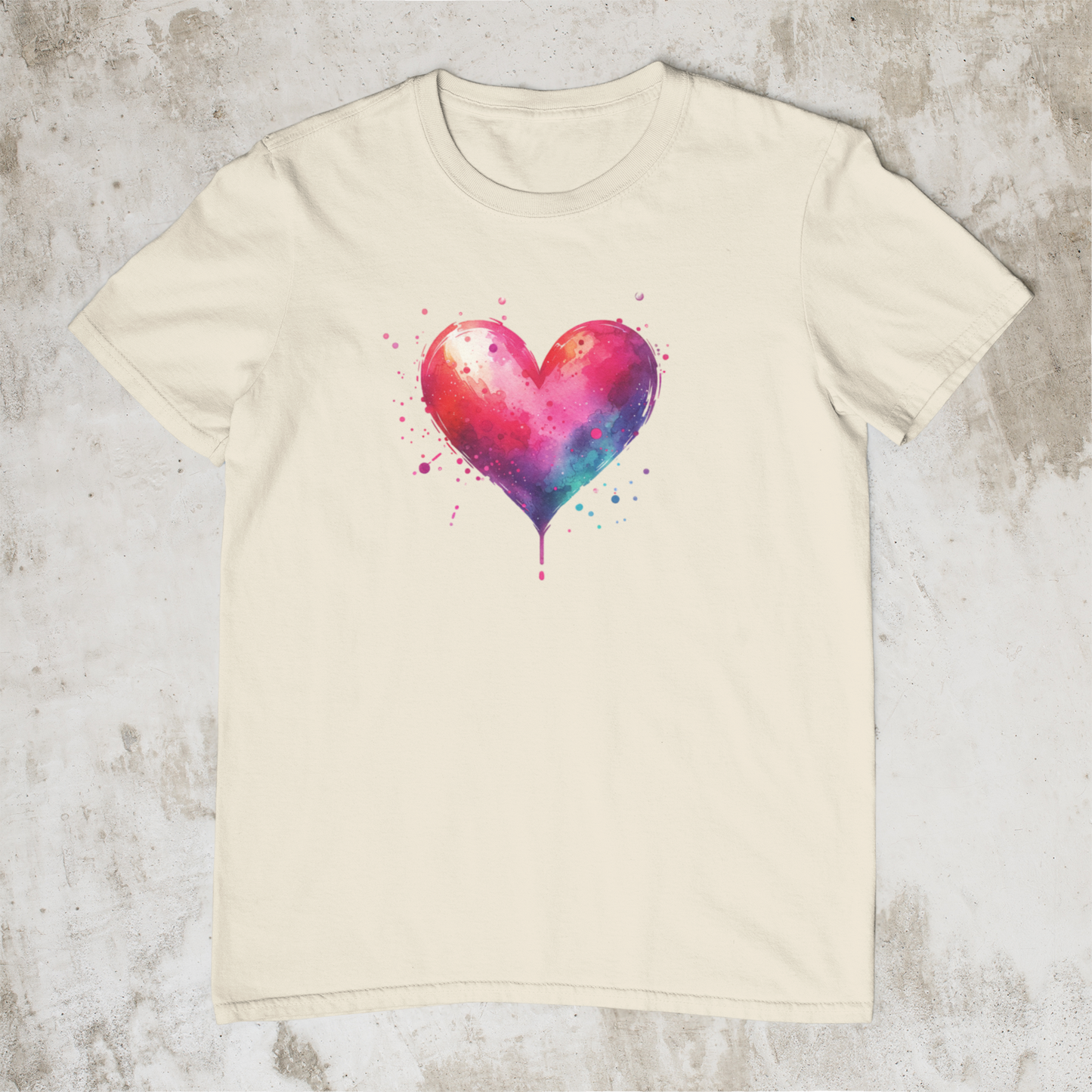 Watercolor Heart T-Shirt