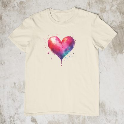 Watercolor Heart T-Shirt
